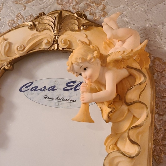 Casa Elite cherub angels 5"x7 decor picture photo frame Renaissance celestial - Picture 5 of 10